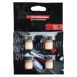 thumbnail of FMProfessional. Tappi per bottiglie con parti in polietilene e parti cromate.