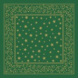 thumbnail of Sovie HORECA Tischdecke Liam in Grün aus Linclass® Airlaid 80 x 80 cm, 20 Stück - Weihnachten Ornamente Sterne