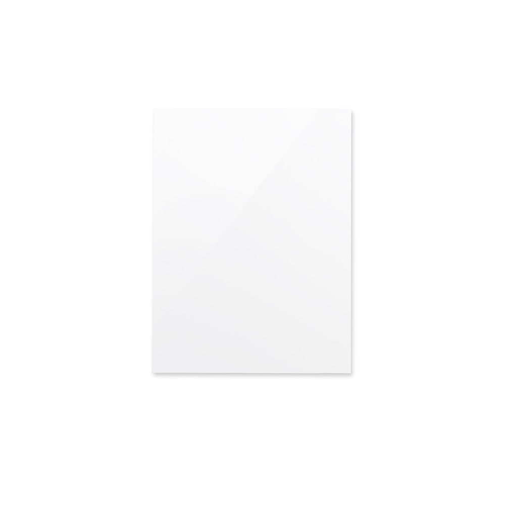 Pizarra de cristal magnética color blanco PURO. Medida 120x90cm (1200x900mm)