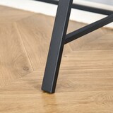 thumbnail of Escritorio Mesa de Ordenador 84x45x85 cm con Encimera de Madera y Patas de Metal Estilo Moderno para Oficina Estudio Dormitorio Carga 20 kg