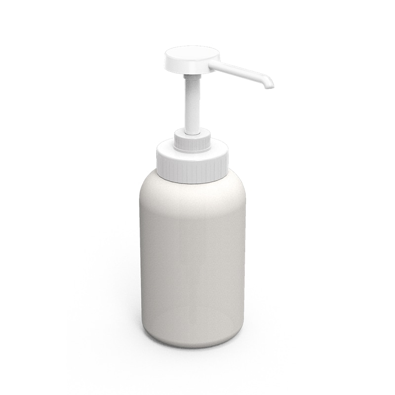 Dispensador de salsa con dosificador rojo 1 lts. ø99x275 mm.