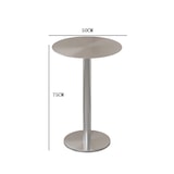 thumbnail of Gastronomiemöbel Edelstahl Bar Cafe Gewerblicher Tisch Bistrotisch runder Tisch 50x75cm【BXG-BY50】