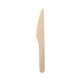 thumbnail of 180 Messer, Holz pure 16,5 cm natur