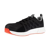 thumbnail of Reebok - Chaussures de sécurité basses noire blanche et orange en maille nylon embout composite S1P SRC #000000 Taille 46