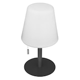 thumbnail of Lampe d'extérieur LED rechargeable USB base acier Gris Foncé D 16 x H 30 cm