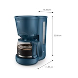 thumbnail of PHILIPS cafetière filtre 10 tasses 1080w HD7411/70