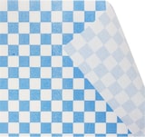 thumbnail of MONOUSO - Envuelta Antigrasa "Vichy" Azul 20x24,5cm (1.000 Uds)