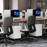 thumbnail of Bisley EasyRoll Rollcontainer mit Hängeregister, Container mit 2 Schubladen abschließbar aus Metall in schwarz, Büro Rollwagen für Hängemappen als