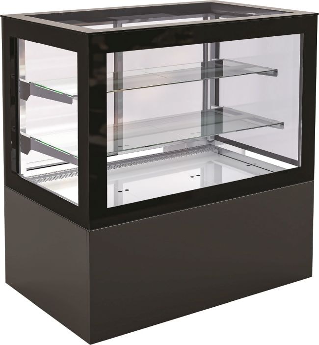 Combisteel Kühlvitrine mit Doppelglas und 2 Böden 600 Liter