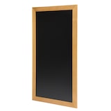 thumbnail of Securit® Muurkrijtbord "Long" - Teak gelakt houten afwerking - Inclusief montagemateriaal - 56x100cm