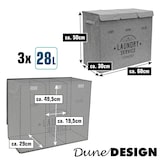 thumbnail of Cesto Biancheria Sporca 3 Scomparti - 84L Cesta Portabiancheria con Coperchio