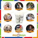 thumbnail of DayBays 50 Stk. Kaffeebecher 4oz/120ml Ø6cm " Coffee To Go Becher " Pappe mit PE-beschichtet