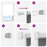 thumbnail of vidaXL Rolgordijn 90x150 cm stofbreedte 85,7 cm verduisterend geel