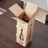 thumbnail of BB-Verpackungen 90 x Flaschenversandkarton für eine Flasche Wein/ Sekt/ Magnum (144 x 144 x 425 mm) PTZ-Zulassung BB-Verpackungen