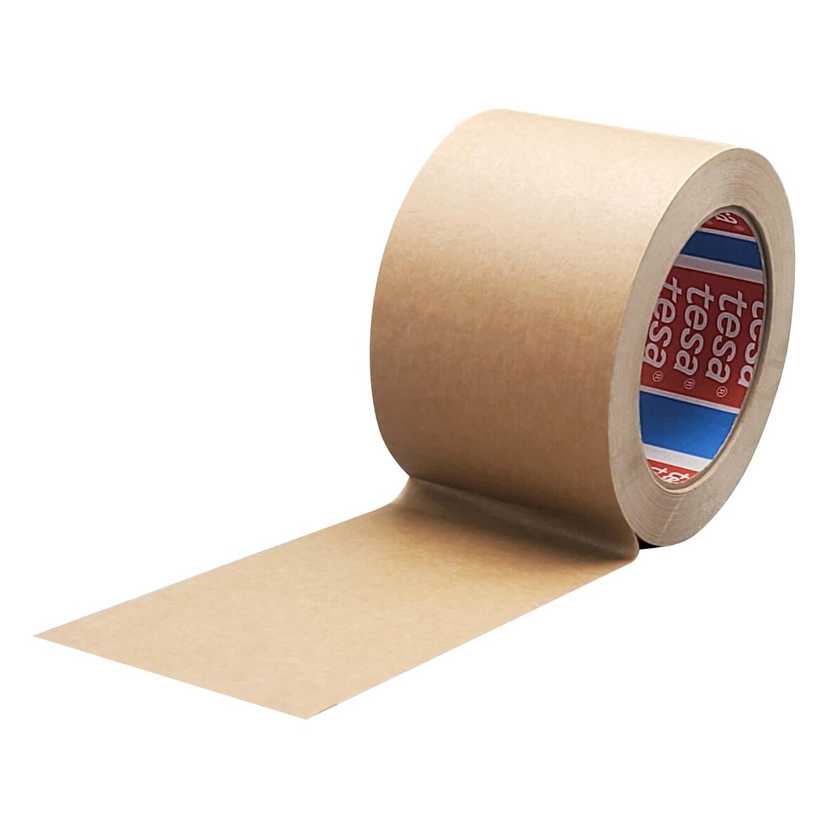 4x TESA Papierklebeband tesapack 4713 mit Naturkautschukkleber  75mm x  50m braun