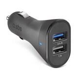 thumbnail of SBS TECR2USB24AFAST Ladegerät für Mobilgeräte Universal Schwarz Zigarettenanzünder Auto