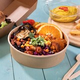 thumbnail of BIOZOYG 50 Stück runde Einwegschalen 700ml - Kraftkarton-Bowlschalen Pappschalen Salatschalen, Schalen für Salate, Nachhaltige Einwegschüsseln