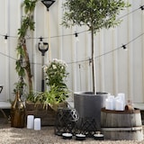 thumbnail of LED Kerzenset Flamme Kunststoff für Außen 3D Flamme flackernd Timer weiß 3Stück