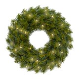 thumbnail of CREATIV green künstliche Pflanze Tannenkranz, 40 LED, 107 Tipps, 42 cm