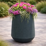 thumbnail of WellHome - Blumentopf aus Rotationsgeformtes Polyethylen 9L Ø40x53cm in farbe Graphit - Coro Bowl HIGH