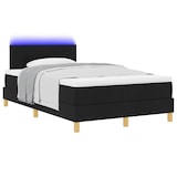 thumbnail of vidaXL LED Boxspringbett mit Kopfteil Schwarz 120 x 200 cm Stoff