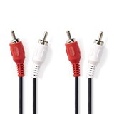 thumbnail of Câble Audio Stéréo  2x Rca Mâles - 2x Rca Mâles  1,5 M  Noir Usage Non Intensif Nedis