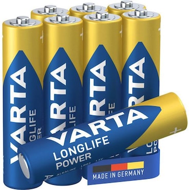 Varta Pila alcalina desechable 1x8 High Energy AAA LR 03