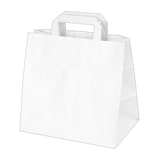 thumbnail of 50x GASTRO Papiertragetaschen 25 x 26 x 17 cm mit EAN-Code weiss