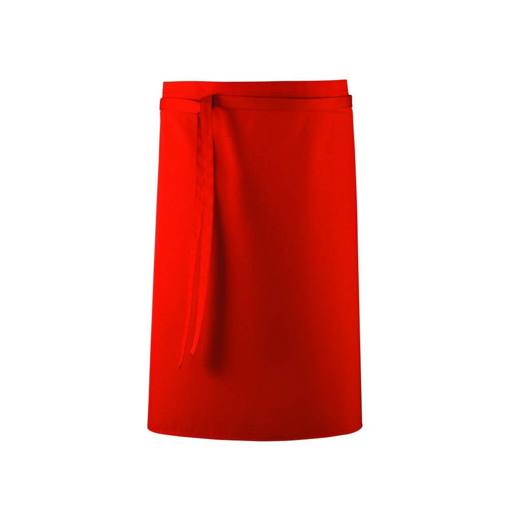 Tablier de service  cuisine  Phoenix sans poche rouge T.Unique Robur