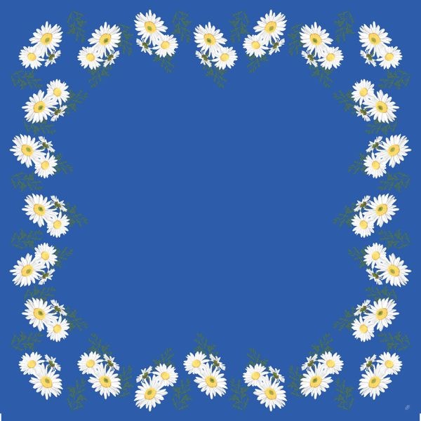 10x DUNI Dunicel® Mitteldecke 84 x 84 cm Daisy Blue