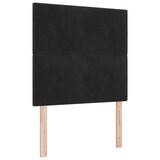 thumbnail of vidaXL LED Kopfteil mit LED-Lichtleisten Schwarz 80 cm Polyester