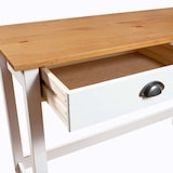 thumbnail of Mesa consola Hill con 2 cajones madera pino 110x45x74 cm