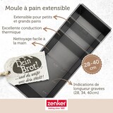 thumbnail of Zenker Expandierbare Kuchenform 28 bis 40 cm Schwarz Metallisiert