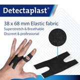 thumbnail of Detectaplast Fingergelenkenpflaster Heavy Duty Schwarz Textil 68 x 38 mm