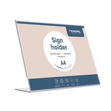 thumbnail of Europel Tischaufsteller L-Ständer DIN A4 Querformat Acryl