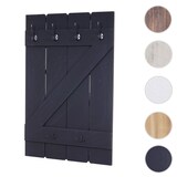 thumbnail of Wandgarderobe | HxBxT 91x60x10cm | 6 Haken | Dunkelgrau shabby | Garderobe Garderobenpaneel