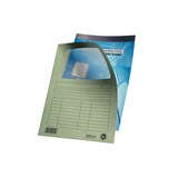 thumbnail of Sichtmappe, A4, oben und rechte Seite offen, Karton, 100 Stück, hellgrün