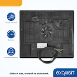thumbnail of Exquisit Kochfeld EKI 601-2.3 | Induktion | Touch Control | 4 Kochstellen | Rahmenlos | 7000 W