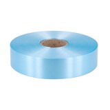 thumbnail of 100m Geschenkband Ringelband 31mm wasserfestes Kunststoff Dekoband Polyband zum Basteln Weihnachtssterne Autoschleifen 30mm 3cm Schleifenband Hellblau