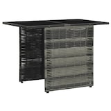 thumbnail of vidaXL 3-tlg. Bistro-Set mit Auflagen Poly Rattan Grau