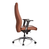 thumbnail of Silla de oficina / silla ejecutiva VITORO piel sintética marrón hjh OFFICE