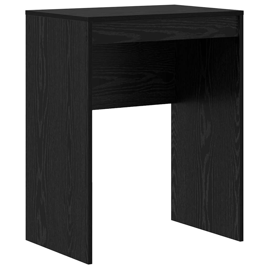 vidaXL Bureau Anders Zwart eiken 60 x 40 x 76 cm Bewerkt hout
