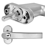 thumbnail of MONZANA® Fenstergriffe 10er Set Aluminium silber inkl. Schlüssel