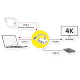 thumbnail of VALUE Display Adapter USB Typ C - HDMI, USB 3.2 Gen 1 Typ A, Typ C PD