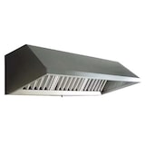 thumbnail of Gasfrit-Capuz de parede industrial profissional sem motor |, Exaustor em aço inoxidável de em aço inox. 1000 x 800 x 680mm