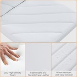 thumbnail of Yaheetech 2er-Set Barhocker Höhenverstellbarer Stuhl mit Fußstütze Sitzhöhe 62,5 cm-84,5 cm Drehhocker bis 136 kg Belastbar für Küche/Bar/Salon, Weiß