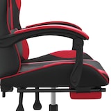 thumbnail of vidaXL Gaming-Stuhl mit Fußstütze Schwarz und Rot Kunstleder
