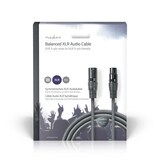 thumbnail of Câble Audio Xlr Symétrique  Xlr Mâle à 3 Broches - Xlr Femelle à 3 Broches  10 M  Gris Usage Non Intensif Nedis