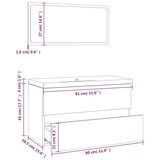 thumbnail of vidaXL Badmöbel-Set Räuchereiche Holzwerkstoff 39,5x80x45cm
