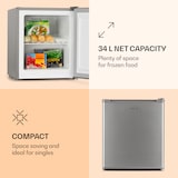 thumbnail of Garfield Eco Gefrierfach 4-Sterne 34 Liter kompakt Silber